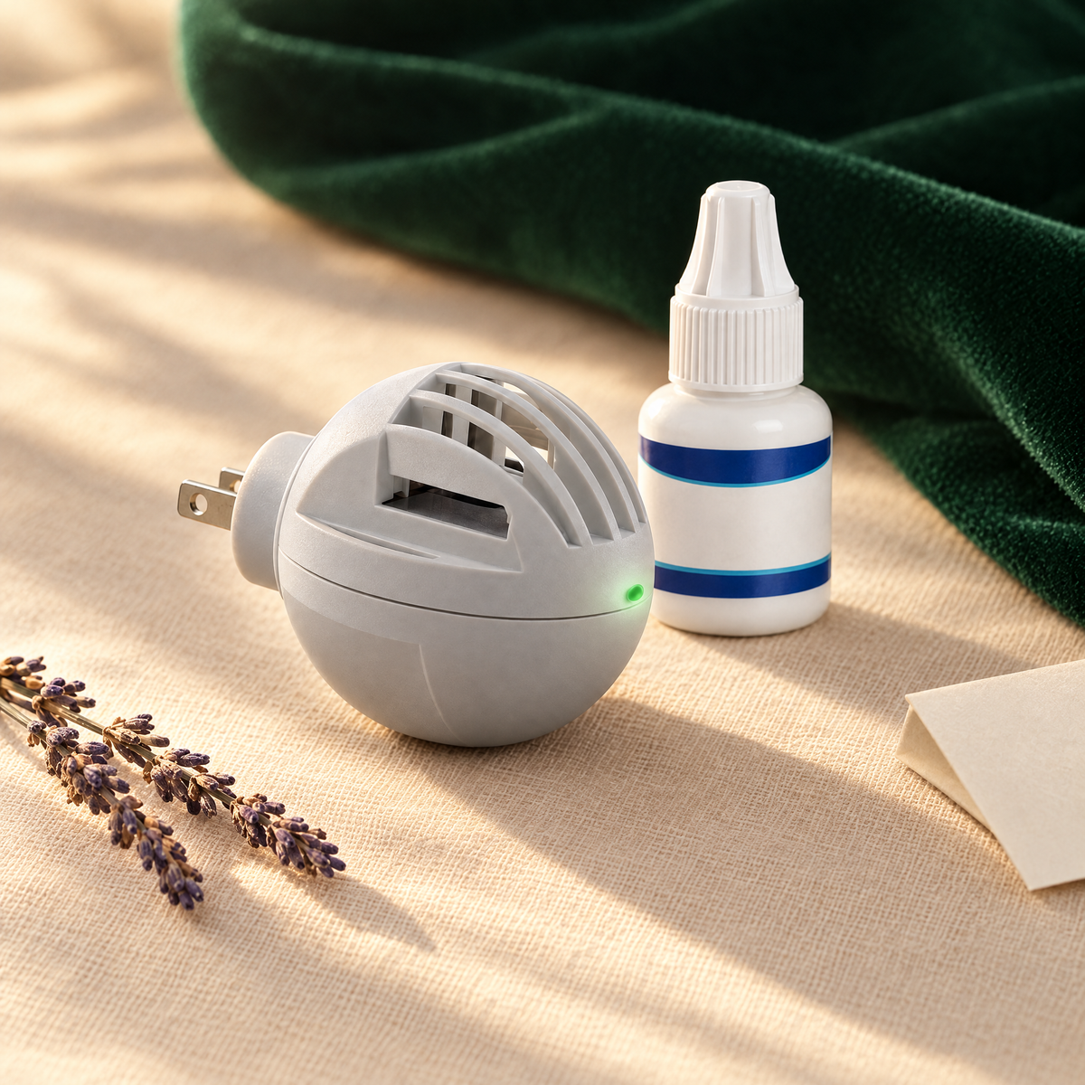 What arrives: the Stillroom plug-in diffuser with one 30-day refill